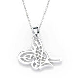 Gümüş Tuğralı Kadın Kolye