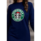 Lucky Life Kadın Uzun Kollu Bisiklet Yaka Viskon Iki Iplik Bluz