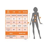 Lucky Life Kadın Uzun Kollu Kruvaze Yakalı Belden Kuşaklı Tüllü Uzun Ithal Krep Elbise