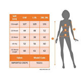 Lucky Life Kadın Uzun Kollu Kruvaze Yakalı Belden çapraz Detaylı çift Renkli Midi Ithal Krep Elbise