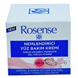 Rosense Nemlendirici Krem Karma Ciltler İçin Su Bazlı Yağsız Nemlendirici Yüz Bakım Kremi 50 ml
