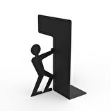 Decormet Adam Kitap Tutucu Siyah