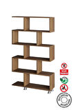 Decormet Nilüfer Kitaplık Ceviz
