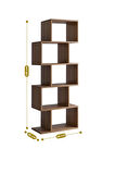 Decormet Meriç Kitaplık Ceviz