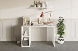 Decormet Buca Çalışma Masası Beyaz