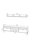 Decormet Drew Tv Ünitesi Safir Meşe -Dec-20043