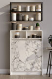 Decormet Bracked Çok Fonksiyonlu Masa Carrara Marble