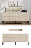 Decormet Stella Konsol Travertine