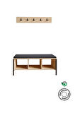 Decormet Shanel Ayakkabılık Safir Meşe