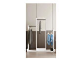 Decormet Salvitor 3lü Elbise Askısı Beyaz