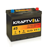 Aku Aku 12v 45 Ah Ns60 (238x129x227) Dar Tam Kapalı Ters - Kraftvoll 18010004