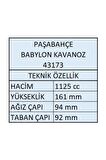 Paşabahçe 43173 Vakumlu 1.120 ml Cam Kavanoz Seti