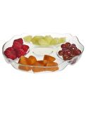 Paşabahçe 10467 Bölmeli Küçük Çerez ve Kahvaltı Tabağı 25 cm