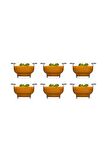 Paşabahçe çorba sütlaç pudding kasesi - cam sunum kase 6 lı 530041