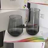 Paşabahçe Su Bardağı 420015 3Lü Allegra 470cc Gri