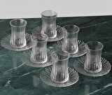 Elysia 12 Parça Çay Seti, 6 Adet Elysia + 6 Adet Aurora Çay Tabağı