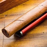 Lubinski Cigar Slim Cetvelli Ve Sehpalı Çift Torch Puro Çakmağı Siyah LB-126