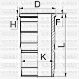 Volvo Truck Silindir Gomlek+orıng Volvo Fh13 360-400-440 / Fm13 360-400-440 / Euro 4-5 ( Dxi13-D13c-D13a-Dh12 ) - Yenmak 52-06088-000