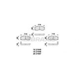 Proton On Fren Balatası Persona 300 316 Glx 96 00 400 416 Glxi 01 / 94> 400 400 4.18 05 / 96> - Braxıs Ab0324