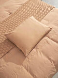 KAAY Stone Wash Pike / Yatak Örtüsü 200x240 Çift Kişilik Tarçın