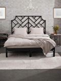 KAAY Stone Wash Pike / Yatak Örtüsü 200x240 Çift Kişilik Ekru