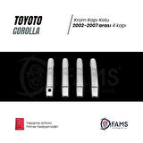 Toyota Corolla Krom Kapı Kolu 4 Kapı 2002-2007 P. Çelik