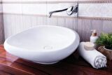 VitrA İstanbul Çanak lavabo 4520B403-0016 Dikdörtgen - 55x52 cm - armatür deliksiz - su taşma deliksiz - Clean - beyaz
