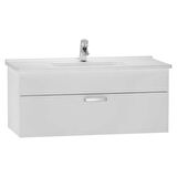 VitrA S50 Lavabo Dolabı 100 cm Tek Çekmeceli Parlak Beyaz 56070