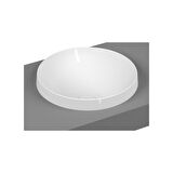 VitrA Frame 5651B403-0016 Tezgah Üstü Yuvarlak Lavabo, VitrA Clean, 40 cm, Beyaz