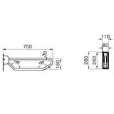Vitra Katlanabilir Tutunma Barı 320-1060