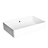 VitrA Nuo 7434B003-0012 Tezgah Üstü Lavabo,Beyaz, 60cm