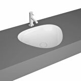 VitrA Plural Tezgahaltı lavabo 7812B403-1083 Üçgen - kompakt - 45x40 cm - armatür deliksiz - su taşma deliksiz - Clean - beyaz