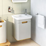 VitrA Sento 65890 Aydınlatmalı Dolaplı Ayna, Mat Fiyord Yeşili,100 cm