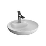 VitrA Memoria 5880B403-0563 VitrAClean Yuvarlak Çanak Lavabo,50cm, Beyaz