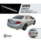Toyota Corolla Krom Bagaj Çıtası 2006-2009 Ve Üzeri P.çelik