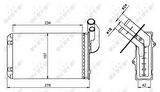 Renault Kalorıfer Radyatörü - Kalorıfer Radyatörü - Nrf 58836