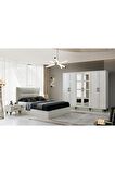MASKAT GARDIROP-MDF-AYTAŞI-230X55X210CM-6 KAPAK-AYNALI KAPAK-ÜCRETSİZ NAKLİYE VE MONTAJ