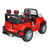 baby toys Samy Range Akülü Araba 12 V Kırmızı