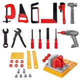 Oyuncak Alet Çantası 34 Parça