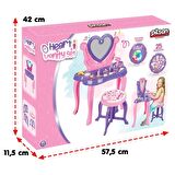 Kalp Makyaj Masası Pembe
