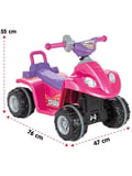 Pilsan Spark Atv 6V Akülü Pembe