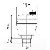 Eca 3/8" Otomatik Havalandırıcı - Çek Valfsiz 602109013