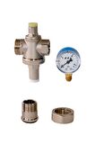 ECA 3/4'' Basınç Düşürücü Regülatör Manometreli  - Rakorlu