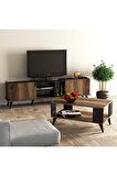 Mezza Elegante Tv Üitesi City Orta Sehpa Takımı 1330 - 2024