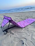 Hobi Store Katlanabilir Çanta Şezlong ( Pink Butterfly )