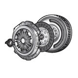 Renault Debriyaj Seti+volan (oynar Gobek)+hidrolık Rulmanlı Megane II III Scenic II III Latıtude Laguna III - Valeo 837432