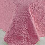 Örtüm Ivy Rose Çift Kişilik Microfiber Kapitone Yatak Örtüsü
