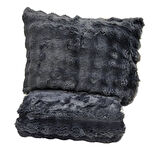 COMFORT YORGAN SETİ ÇİFT KİŞİLİK PUFF LORİA ANTRASİT