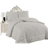 COMFORT YORGAN SETİ ÇİFT KİŞİLİK IVY GRİ