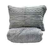 COMFORT YORGAN SETİ ÇİFT KİŞİLİK IVY GRİ